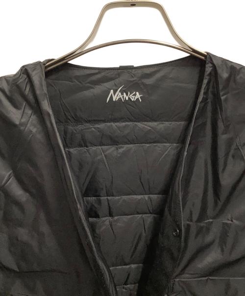 NANGA（ナンガ）NANGA (ナンガ) URBAN RESEARCH (アーバンリサーチ) リバーシブルインナーダウンジャケット ブラック サイズ:Lの古着・服飾アイテム