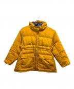 AVIREXアヴィレックス）の古着「ウエストドローストリングダウンジャケット」｜オレンジ