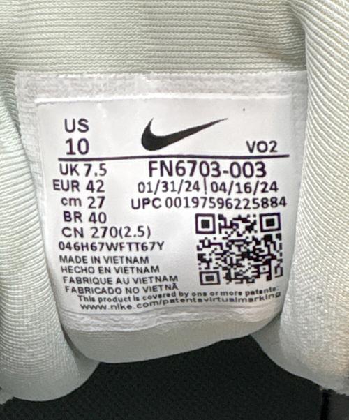 NIKE（ナイキ）NIKE (ナイキ) WMNS V2K RUN グレー×ホワイト サイズ:US 10の古着・服飾アイテム