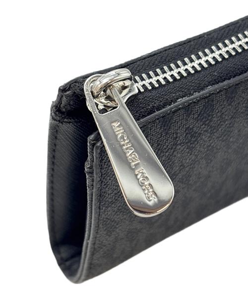MICHAEL KORS（マイケル・コース）MICHAEL KORS (マイケル・コース) 長財布 ブラックの古着・服飾アイテム