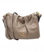 COACHコーチ）の古着「フェイドローストリングバッグ」｜ブラウン