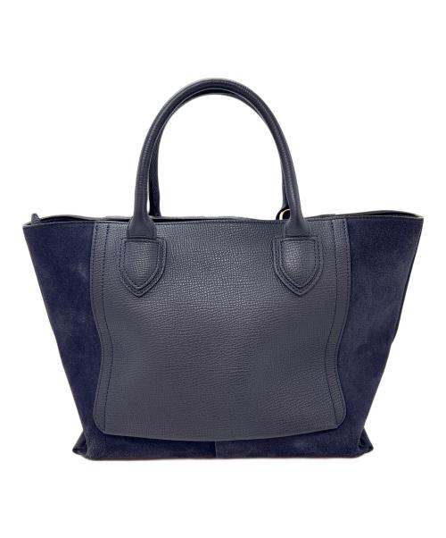 LONGCHAMP（ロンシャン）LONGCHAMP (ロンシャン) ハンドバッグ ネイビーの古着・服飾アイテム