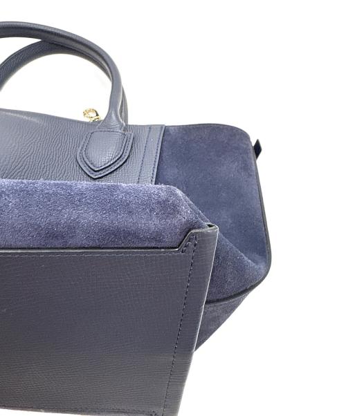 LONGCHAMP（ロンシャン）LONGCHAMP (ロンシャン) ハンドバッグ ネイビーの古着・服飾アイテム