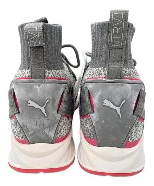 PUMA（プーマ）PUMA (プーマ) STAPLEIgniteLimitless ハイカットスニーカー / IGNITE EVO KNIT グレー×ピンク サイズ:US 10 未使用品の古着・服飾アイテム