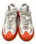 NIKE (ナイキ) スニーカー ホワイト×オレンジ サイズ:24.5㎝：6000円