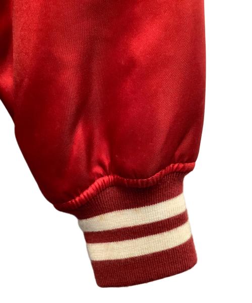 Cooperstown COLLECTION（クーパースダウンコレクション）Cooperstown COLLECTION (クーパースダウンコレクション) スタジャン レッド サイズ:Mの古着・服飾アイテム