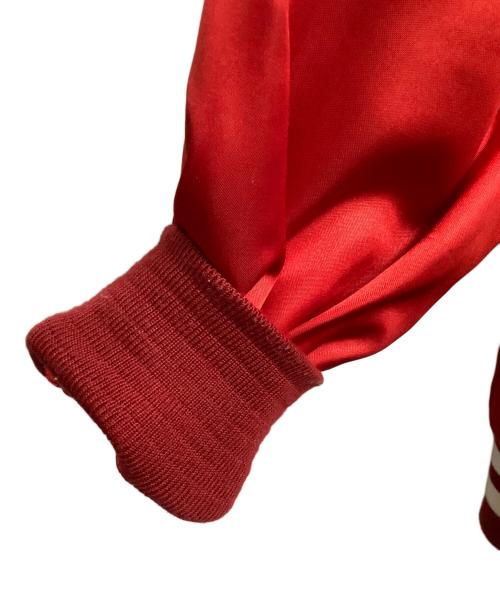 Cooperstown COLLECTION（クーパースダウンコレクション）Cooperstown COLLECTION (クーパースダウンコレクション) スタジャン レッド サイズ:Mの古着・服飾アイテム