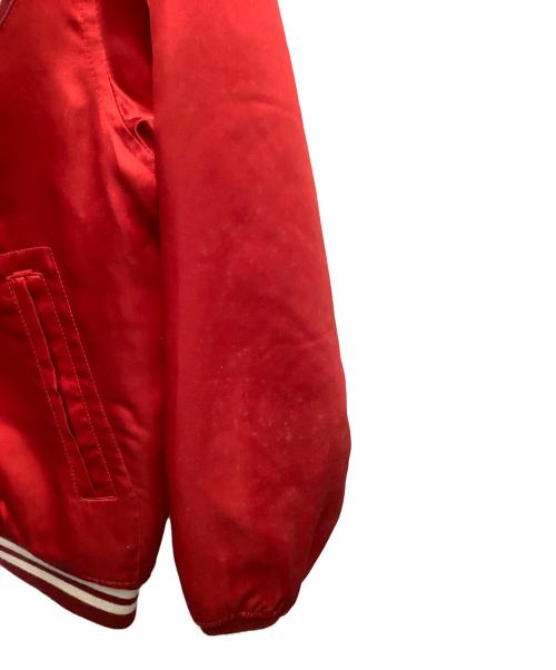 Cooperstown COLLECTION（クーパースダウンコレクション）Cooperstown COLLECTION (クーパースダウンコレクション) スタジャン レッド サイズ:Mの古着・服飾アイテム