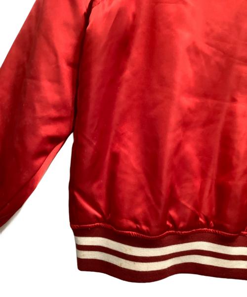 Cooperstown COLLECTION（クーパースダウンコレクション）Cooperstown COLLECTION (クーパースダウンコレクション) スタジャン レッド サイズ:Mの古着・服飾アイテム