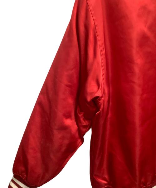 Cooperstown COLLECTION（クーパースダウンコレクション）Cooperstown COLLECTION (クーパースダウンコレクション) スタジャン レッド サイズ:Mの古着・服飾アイテム