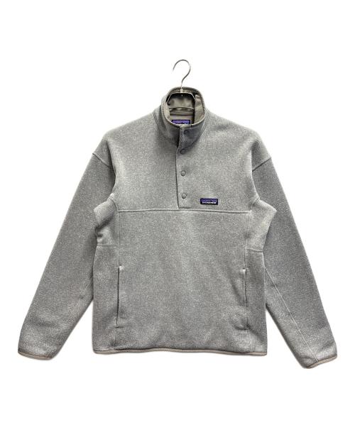 Patagonia（パタゴニア）Patagonia (パタゴニア) ハーフスナップベターセーター ライトグレー サイズ:Sの古着・服飾アイテム