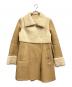 BALMAIN（バルマン）の古着「ムートンコート」｜ベージュ