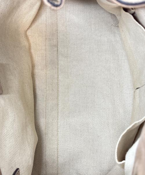 GUCCI（グッチ）GUCCI (グッチ) チェーントートバッグ ベージュの古着・服飾アイテム