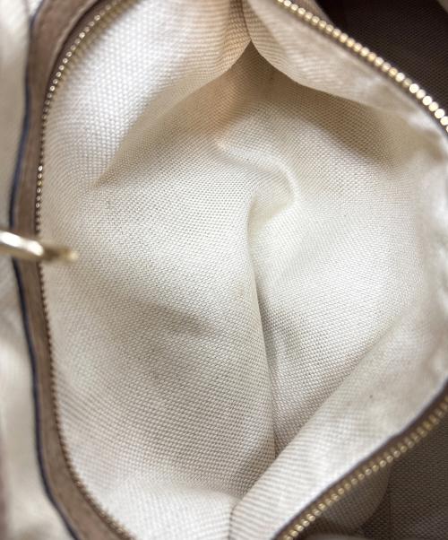 GUCCI（グッチ）GUCCI (グッチ) チェーントートバッグ ベージュの古着・服飾アイテム