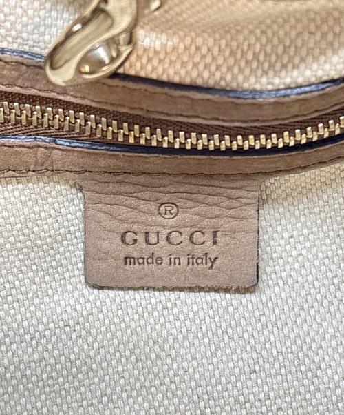 GUCCI（グッチ）GUCCI (グッチ) チェーントートバッグ ベージュの古着・服飾アイテム