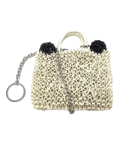 ANTEPRIMA（アンテプリマ）ANTEPRIMA (アンテプリマ) uka ミニバッグ アイボリー×シルバーの古着・服飾アイテム