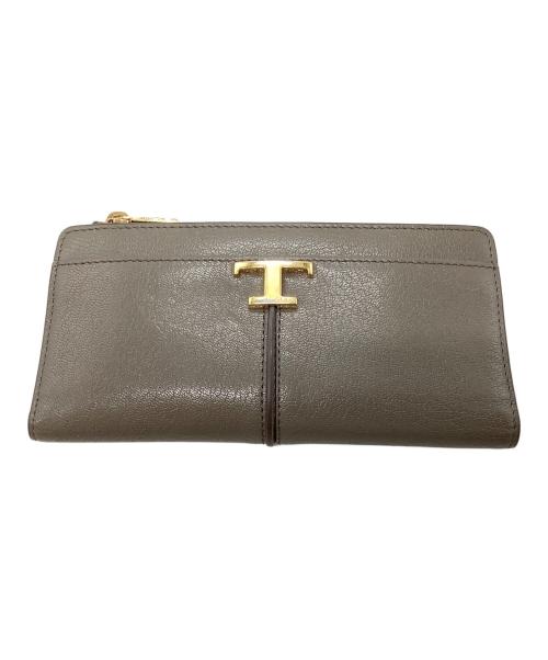 TOD'S（トッズ）TOD'S (トッズ) 長財布 ブラウンの古着・服飾アイテム
