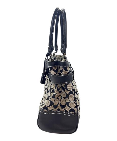 COACH（コーチ）COACH (コーチ) トートバッグ / シグネチャー グレー×ブラックの古着・服飾アイテム