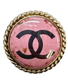 CHANEL（シャネル）の古着「ピンブローチ ココマーク ラウンド」｜ピンク