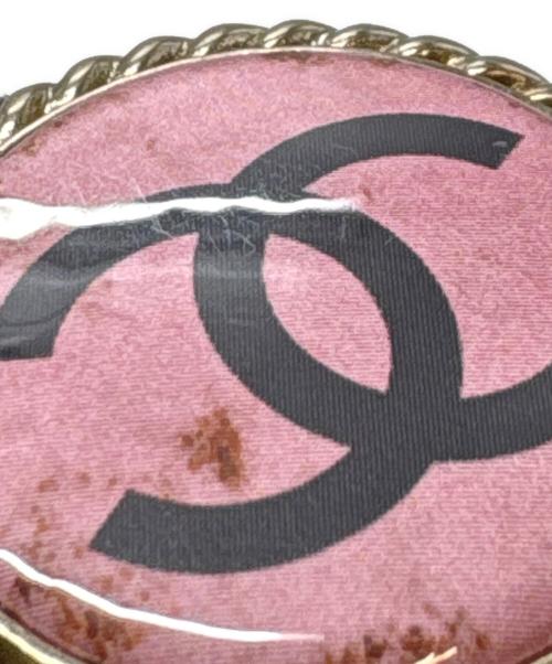 CHANEL（シャネル）CHANEL (シャネル) ピンブローチ ココマーク ラウンド ピンクの古着・服飾アイテム