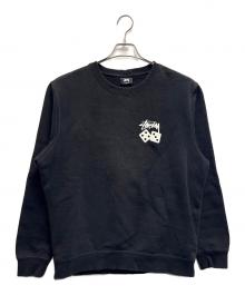 stussy（ステューシー）の古着「ロゴスウェット」｜ブラック