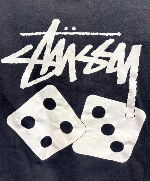 stussy（ステューシー）stussy (ステューシー) ロゴスウェット ブラック サイズ:Mの古着・服飾アイテム
