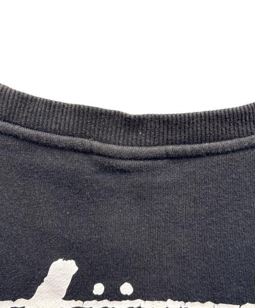 stussy（ステューシー）stussy (ステューシー) ロゴスウェット ブラック サイズ:Mの古着・服飾アイテム