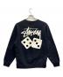 stussy (ステューシー) ロゴスウェット ブラック サイズ:M：5000円