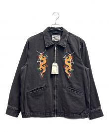 HOUSTON（ヒューストン）の古着「デニムジャケット」｜グレー