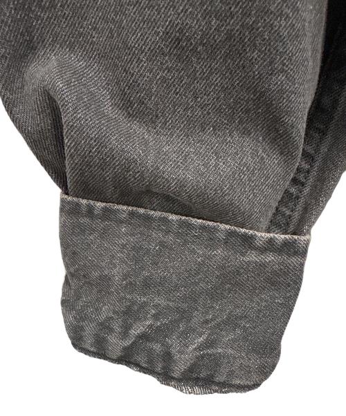 HOUSTON（ヒューストン）HOUSTON (ヒューストン) デニムジャケット グレー サイズ:XLの古着・服飾アイテム