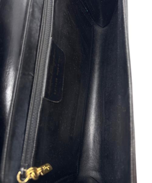 Salvatore Ferragamo（サルヴァトーレ フェラガモ）Salvatore Ferragamo (サルヴァトーレ フェラガモ) リボンショルダーバッグ ブラックの古着・服飾アイテム