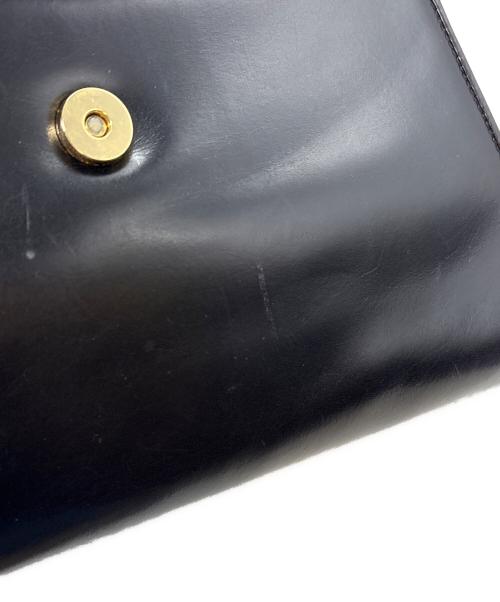 Salvatore Ferragamo（サルヴァトーレ フェラガモ）Salvatore Ferragamo (サルヴァトーレ フェラガモ) リボンショルダーバッグ ブラックの古着・服飾アイテム