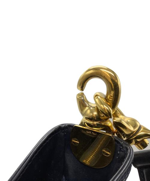 CELINE（セリーヌ）CELINE (セリーヌ) ワンショルダーバッグ ネイビーの古着・服飾アイテム
