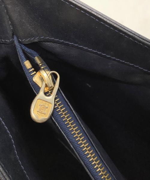 CELINE（セリーヌ）CELINE (セリーヌ) ワンショルダーバッグ ネイビーの古着・服飾アイテム