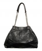 MARC JACOBSマークジェイコブズ）の古着「レザートートバッグ」｜ブラック
