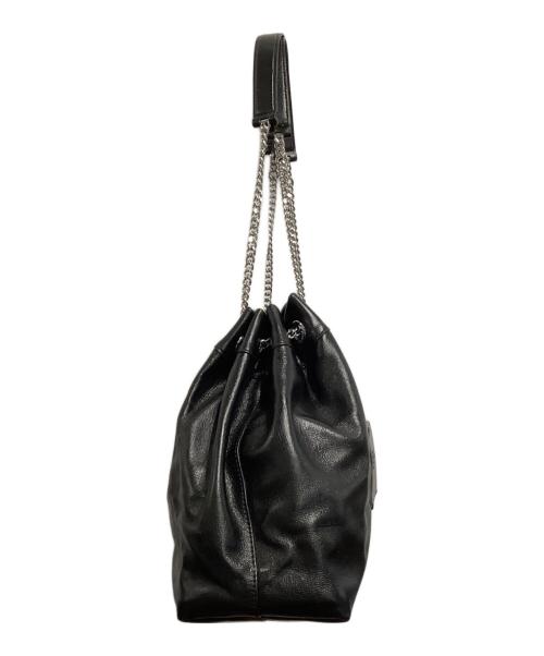 MARC JACOBS（マークジェイコブズ）MARC JACOBS (マークジェイコブズ) レザートートバッグ ブラックの古着・服飾アイテム