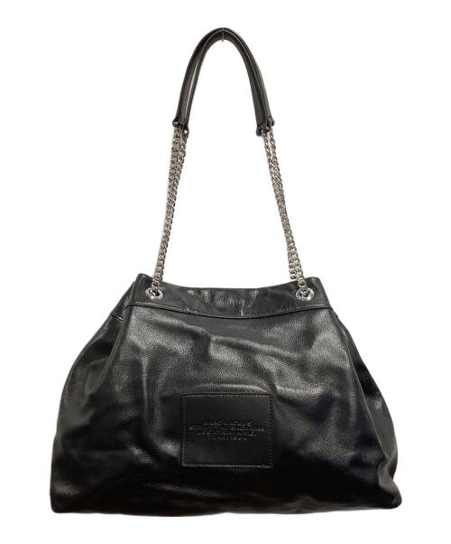 MARC JACOBS（マークジェイコブズ）MARC JACOBS (マークジェイコブズ) レザートートバッグ ブラックの古着・服飾アイテム
