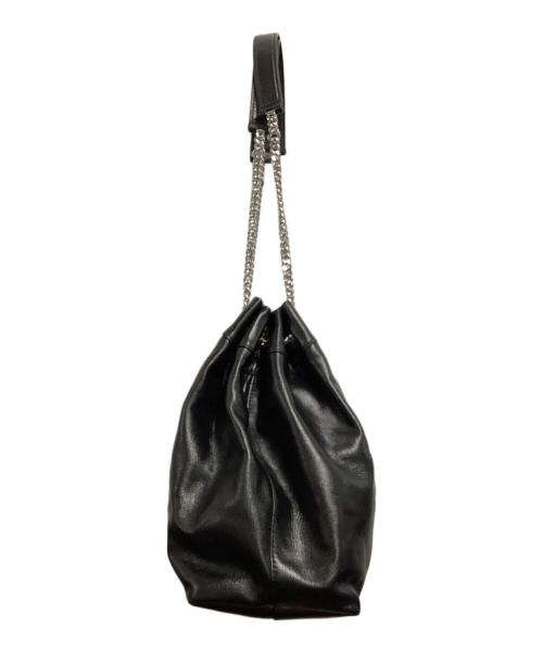 MARC JACOBS（マークジェイコブズ）MARC JACOBS (マークジェイコブズ) レザートートバッグ ブラックの古着・服飾アイテム