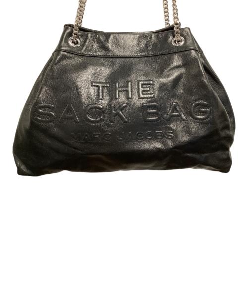 MARC JACOBS（マークジェイコブズ）MARC JACOBS (マークジェイコブズ) レザートートバッグ ブラックの古着・服飾アイテム