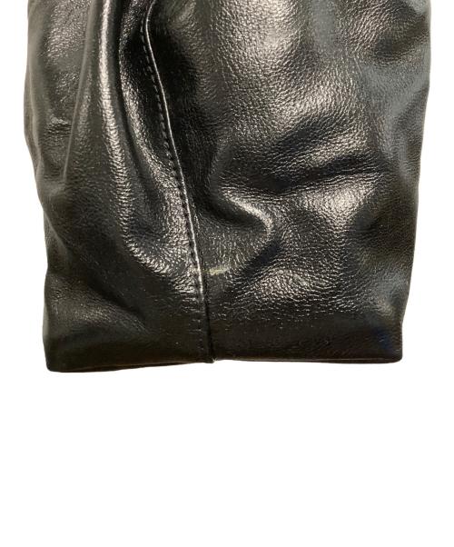 MARC JACOBS（マークジェイコブズ）MARC JACOBS (マークジェイコブズ) レザートートバッグ ブラックの古着・服飾アイテム