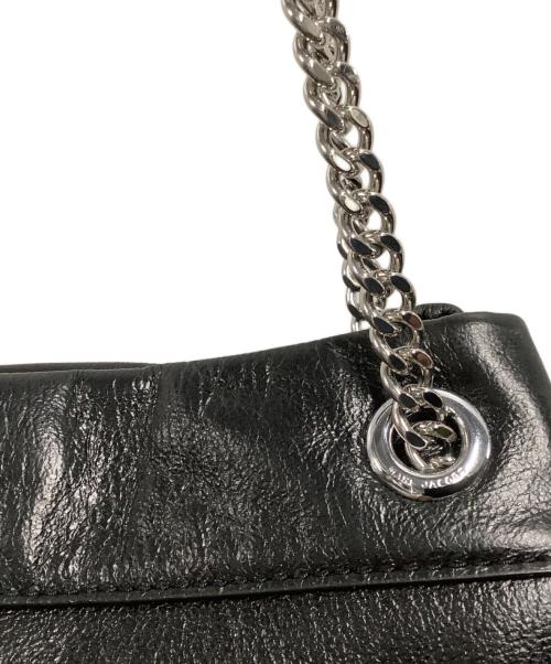 MARC JACOBS（マークジェイコブズ）MARC JACOBS (マークジェイコブズ) レザートートバッグ ブラックの古着・服飾アイテム