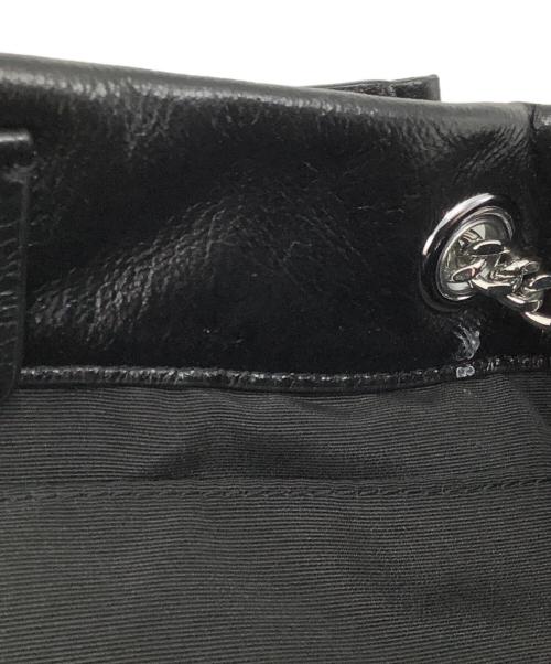 MARC JACOBS（マークジェイコブズ）MARC JACOBS (マークジェイコブズ) レザートートバッグ ブラックの古着・服飾アイテム