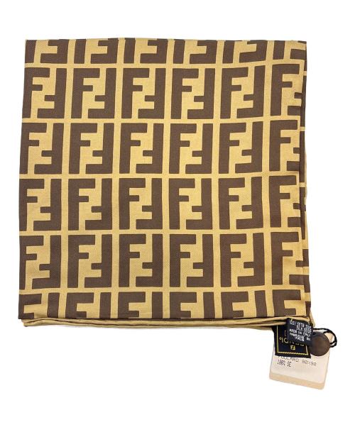 FENDI（フェンディ）FENDI (フェンディ) シルクスカーフ ブラウンの古着・服飾アイテム