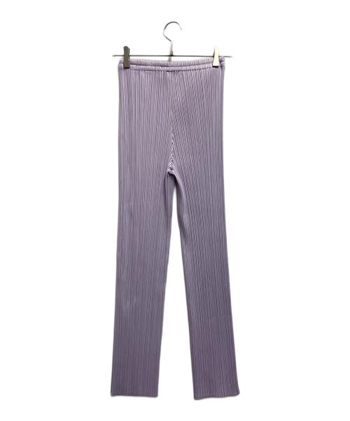 PLEATS PLEASE（プリーツプリーズ）PLEATS PLEASE (プリーツプリーズ) プリーツパンツ ラベンダー サイズ:サイズ4の古着・服飾アイテム