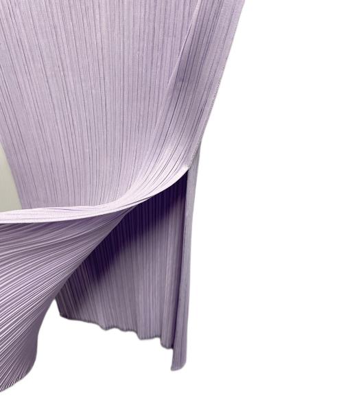 PLEATS PLEASE（プリーツプリーズ）PLEATS PLEASE (プリーツプリーズ) ノースリーブ・キャミソールワンピース ラベンダー サイズ:サイズ　３の古着・服飾アイテム