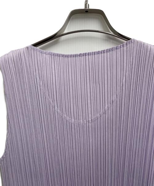 PLEATS PLEASE（プリーツプリーズ）PLEATS PLEASE (プリーツプリーズ) ノースリーブ・キャミソールワンピース ラベンダー サイズ:サイズ　３の古着・服飾アイテム