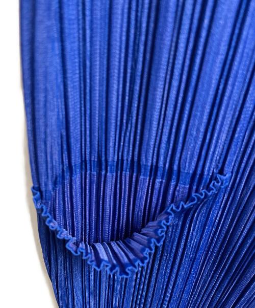 PLEATS PLEASE（プリーツプリーズ）PLEATS PLEASE (プリーツプリーズ) 薄手カーディガン ブルー サイズ:サイズ　4の古着・服飾アイテム