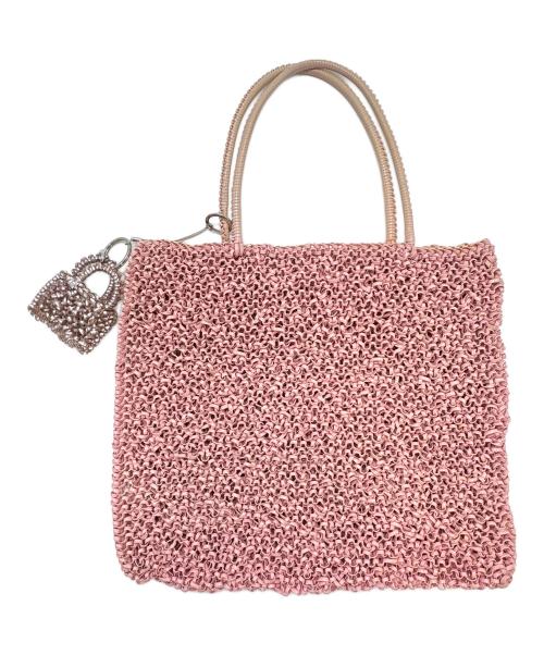 ANTEPRIMA（アンテプリマ）ANTEPRIMA (アンテプリマ) ワイヤートートバッグ マットピンクの古着・服飾アイテム