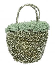 ANTEPRIMA（アンテプリマ）の古着「ワイヤーバッグ」｜ライトグリーン