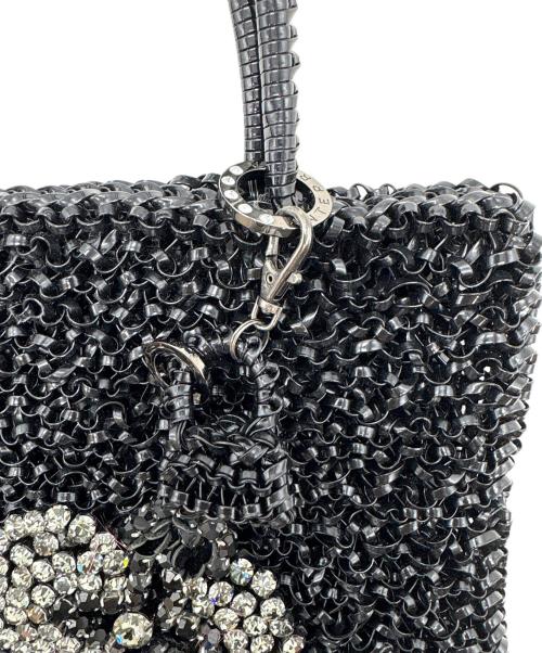 ANTEPRIMA（アンテプリマ）ANTEPRIMA (アンテプリマ) HELLO KITTY (ハローキティ) ミニトートバッグ ブラックの古着・服飾アイテム